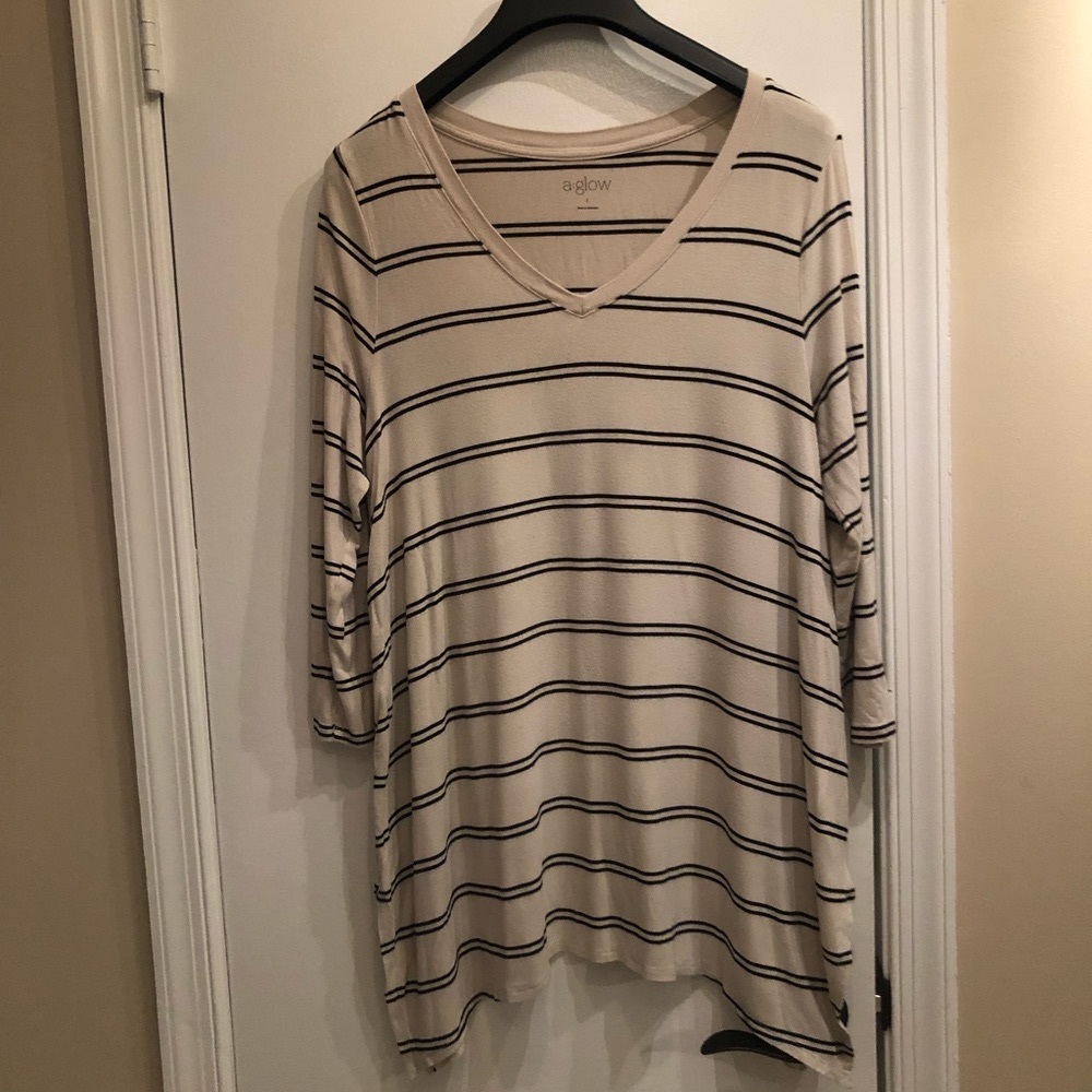 Tunic length Maternity Top